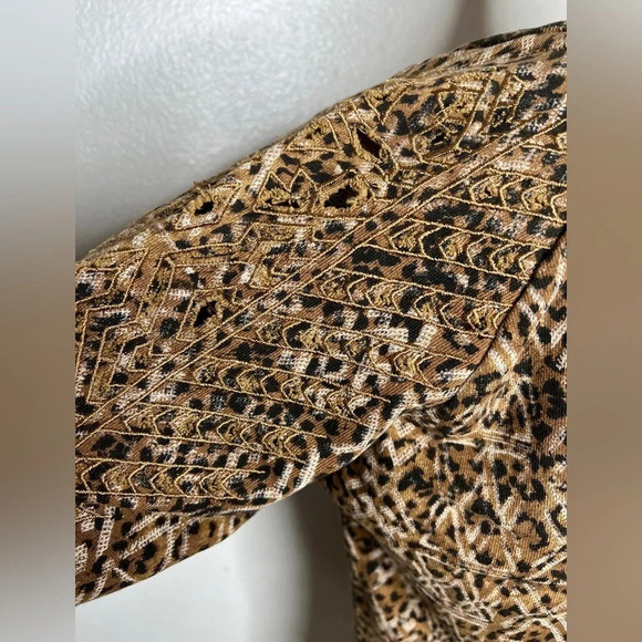 Scotch & Soda Tops | Maison Scotch Nomade Embroidered Sleeve Blouse New with Tag - Picture 3 of 5